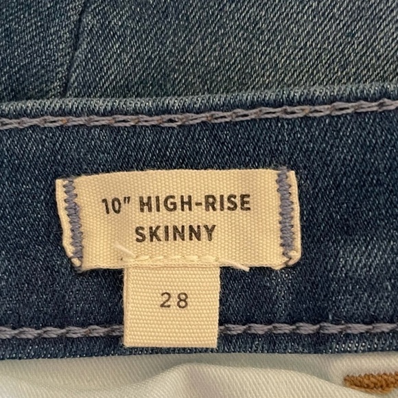 Madewell 10” High Waist Skinny Jean - Picture 7 of 12